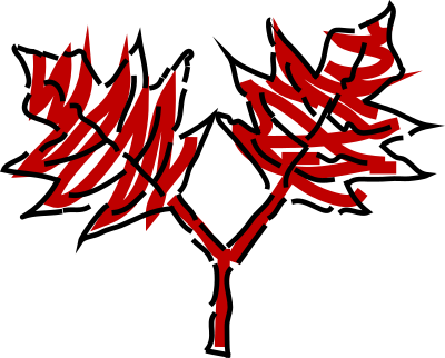 Architetto -- Foglie rosse clipart