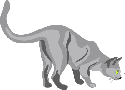 Architetto -- Gatto 02 clipart