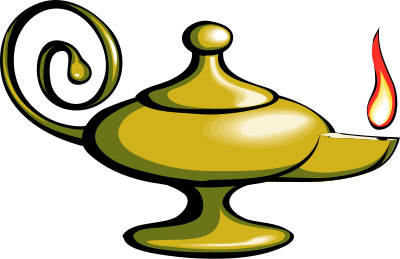 Architetto -- lampada di Aladino clipart