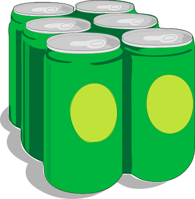 Architetto -- lattine di birra clipart