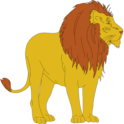 Architetto -- leone 01 clipart