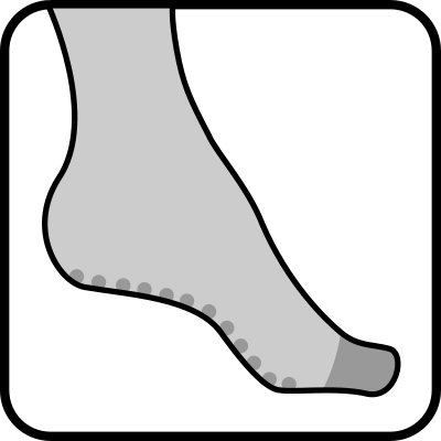 Architetto - pantyhose foot 1 clipart