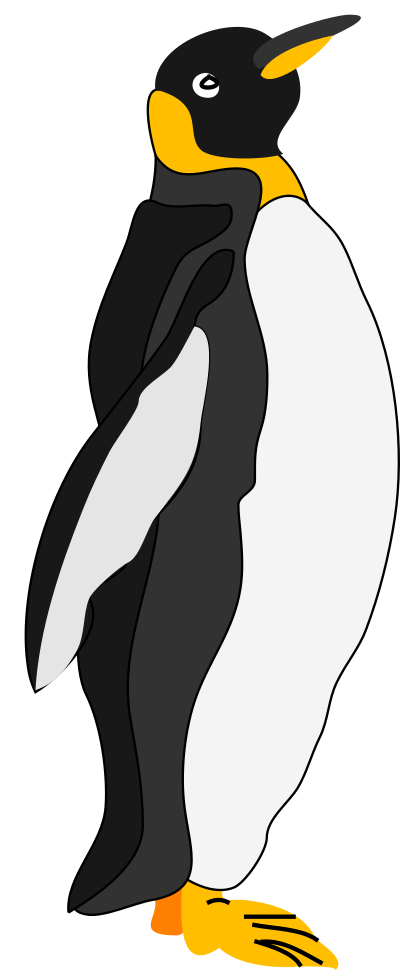 Architetto -- pinguino 1 clipart