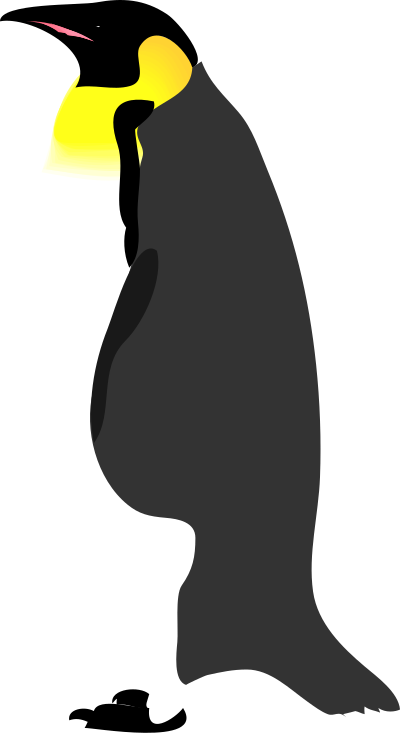 Architetto -- pinguino 2 clipart