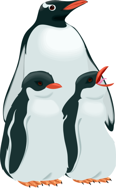 Architetto -- pinguino 3 clipart