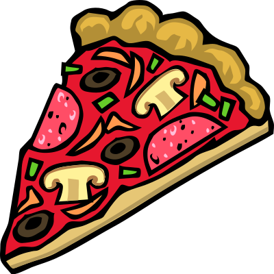Architetto -- pizza 4 stagioni clipart