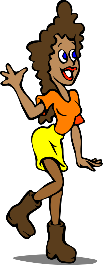 Architetto -- ragazza bruna clipart