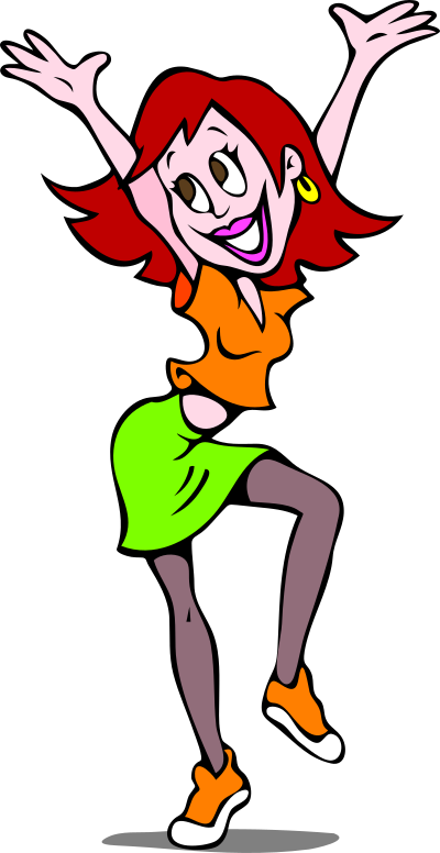 Architetto -- ragazza rossa clipart