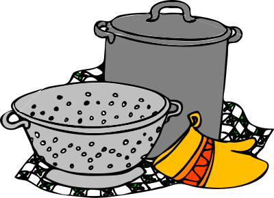 Architetto -- scolapasta e pentola clipart