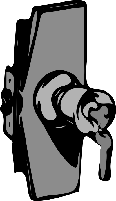 Architetto -- serratura 01 clipart