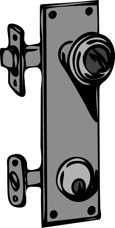 Architetto -- serratura 02 clipart