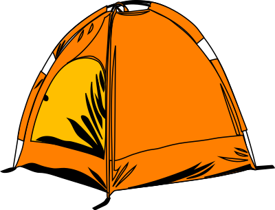 Architetto -- tenda a campeggio clipart