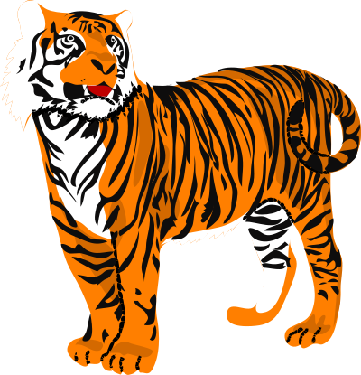 Architetto -- tigre 04 clipart