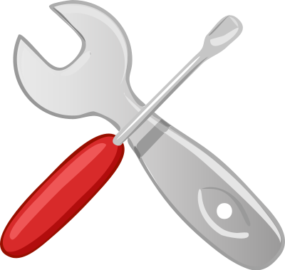 Architetto -- utensili chiave e cacci clipart