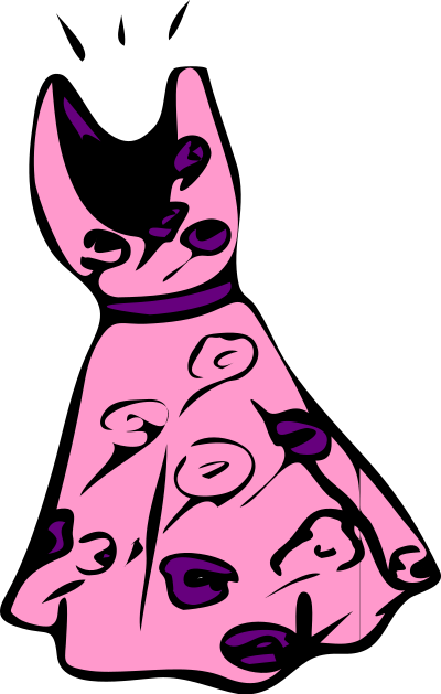 Architetto -- vestito rosa clipart