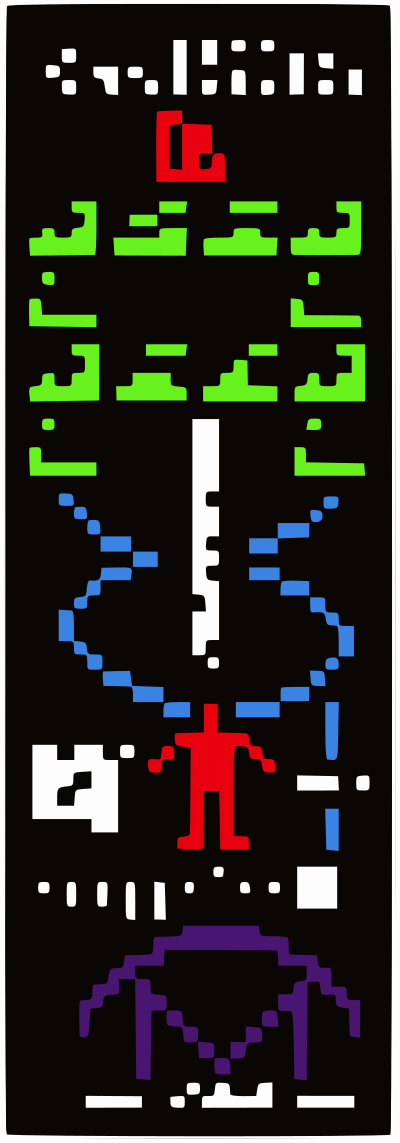 Arecibo message clipart