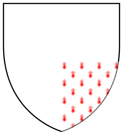 Argent Ermined Gules clipart