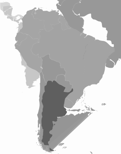 Argentina location clipart