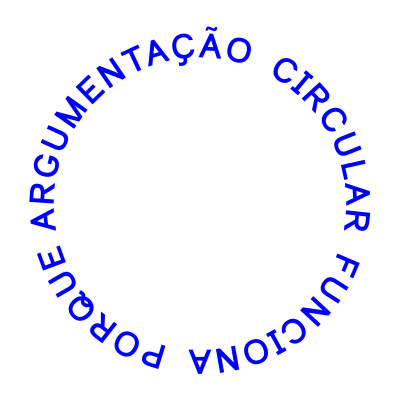 Argumentação circular clipart