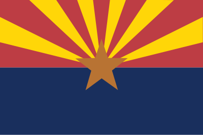 Arizona state flag clipart