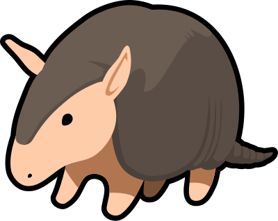 Armadillo clipart