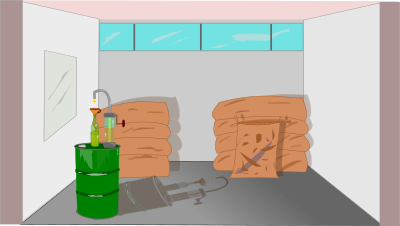 Armazem antigo - fundos clipart