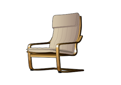 Armchair 2 clipart