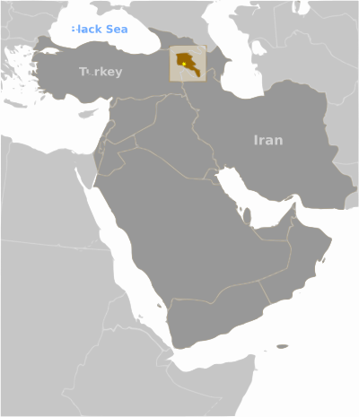 Armenia location label clipart