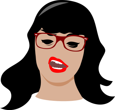 Arrogant girl clipart