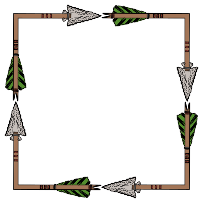 Arrow Frame 2 - Colour Remix clipart