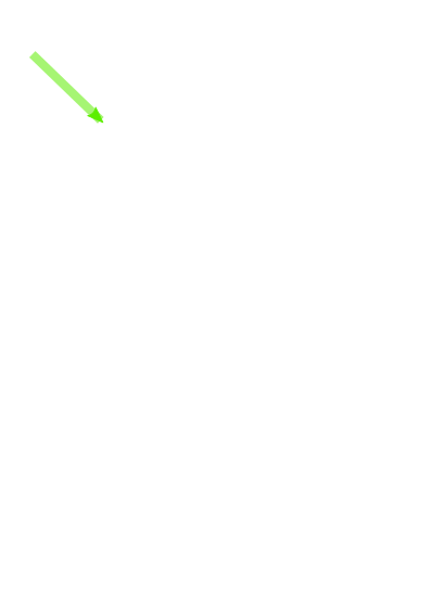 Arrow green opacity clipart