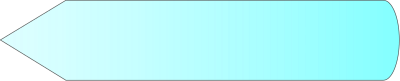 Arrow Left Cyan clipart