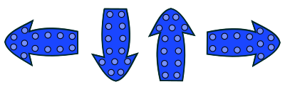 Arrow set (Blur) clipart