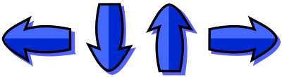 Arrow set (Bulb) clipart