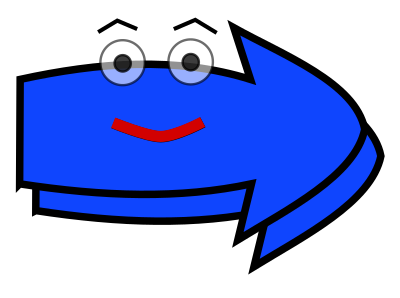 Arrow set (Happy) Left-Right 2 clipart