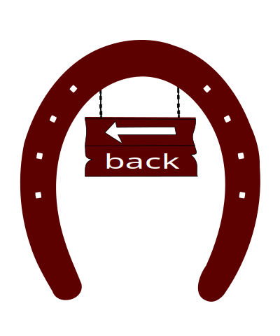 Arrow-sign-horseshoe-back clipart