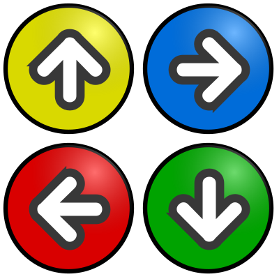Arrow Spheres Multi-Directional clipart