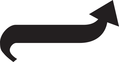 Arrow Tail Down clipart