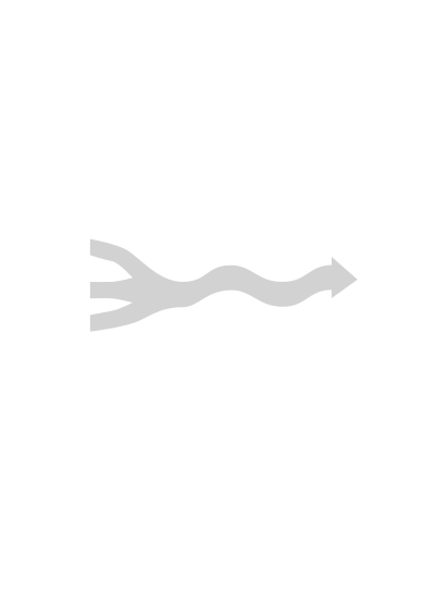 Arrow wavy clipart
