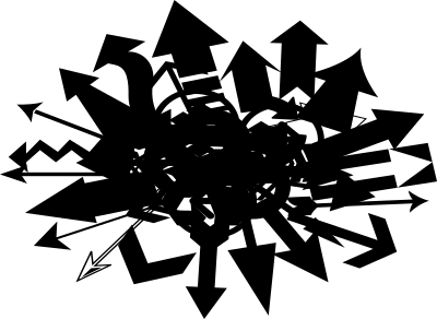 Arrowplosion clipart