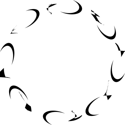 Arrows frame clipart