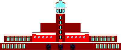 Art Deco Air Terminal clipart