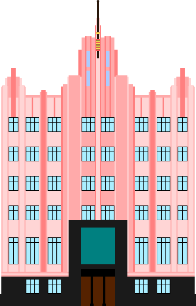 Art Deco Building clipart