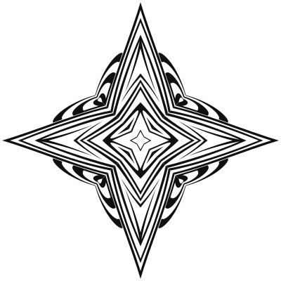Art Deco Star clipart