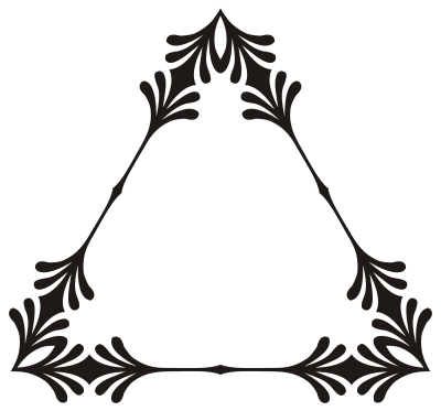 Art Deco Style Flourish Frame 10 clipart