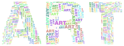 Art Fractal Typography No Background clipart