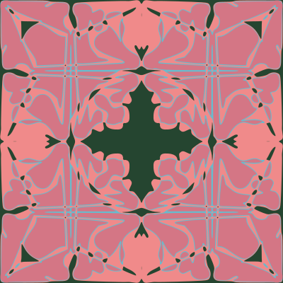 Art Nouveau Tile Pattern clipart