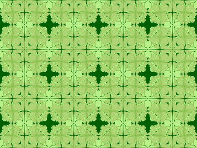 Art nouveau tile pattern remix clipart