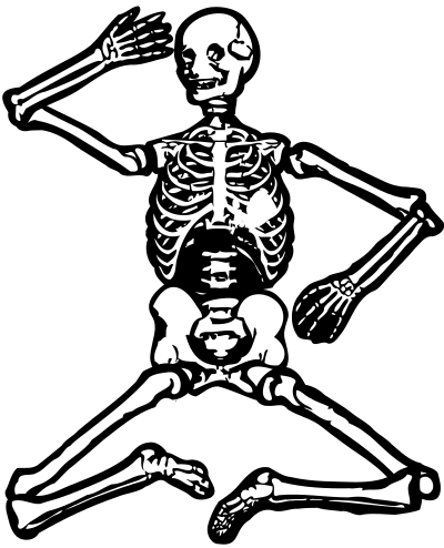 Articulated Skeleton clipart