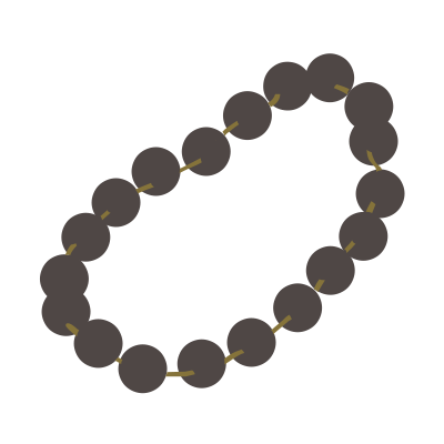 Artifact Necklace Onyx clipart
